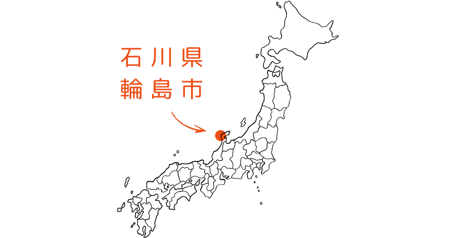 石川県輪島市の地図